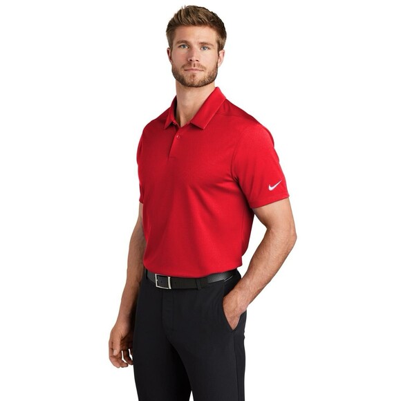 Nike Golf Men's Size Large Dry Essential Dri Fit Solid Polo Red NKBV6042 - Picture 1 of 9